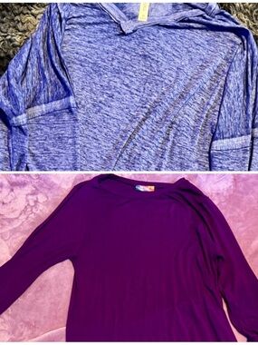 SET OF 2 LONG SLEEVED TEES/BOTH FOR 10$!!!
